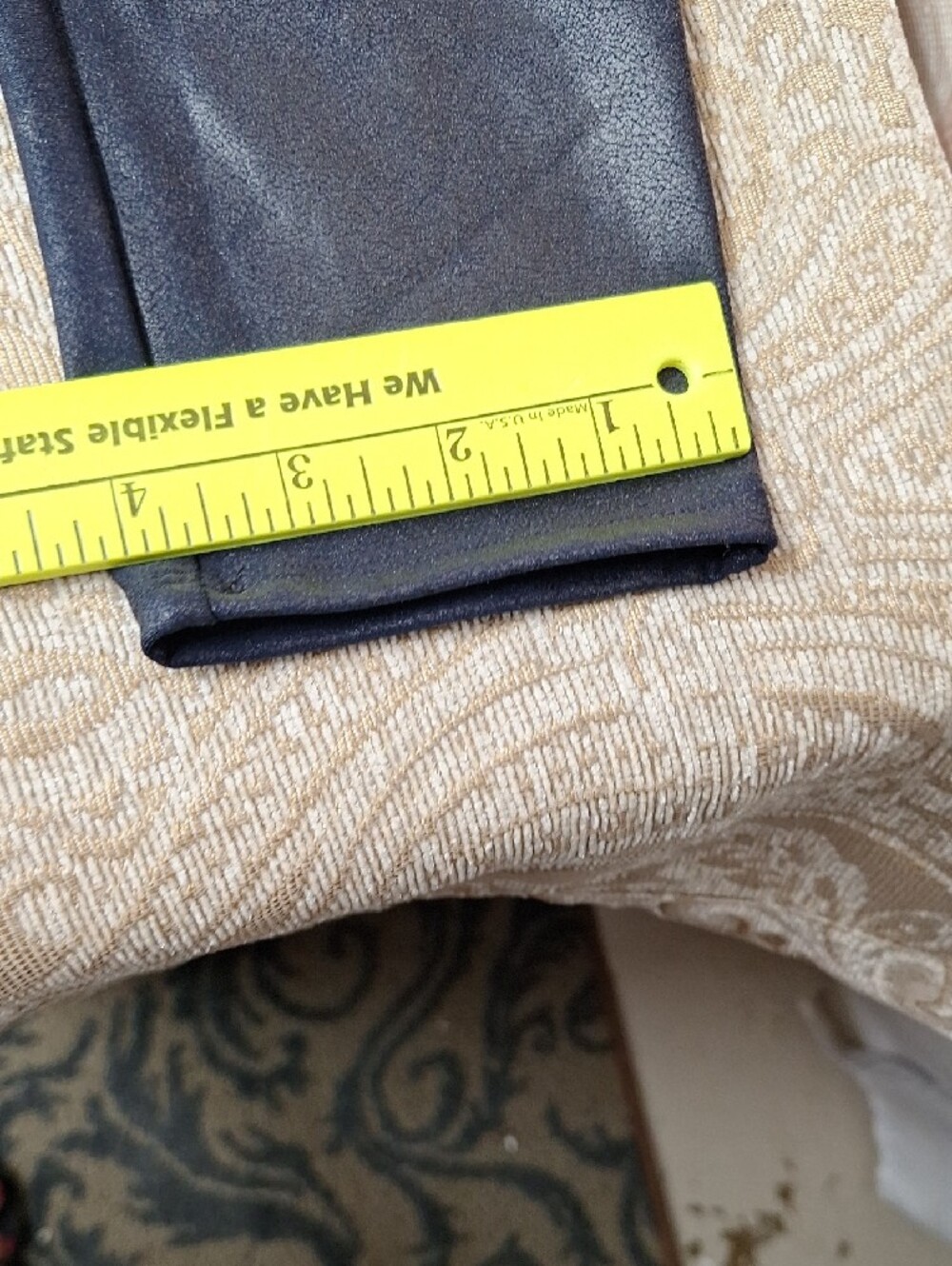 SPANX Faux Leather High-Waist Jeggings, Leggings — Navy Size L - Picture 10 of 12